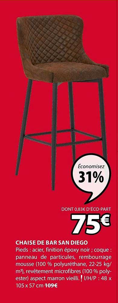 chaise de bar san diego