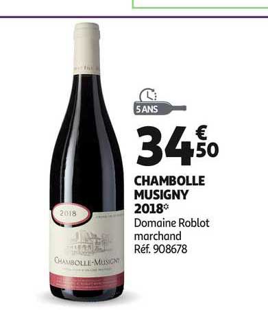 chambolle musigny 2018 domaine roblot marchand