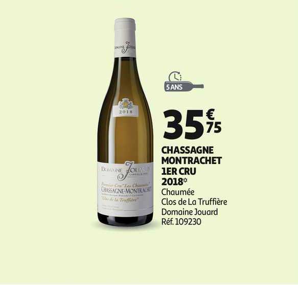 Chassagne Montrachet 1er Cru 2018 Chaumée Clos De La Truffière Domaine Jouard