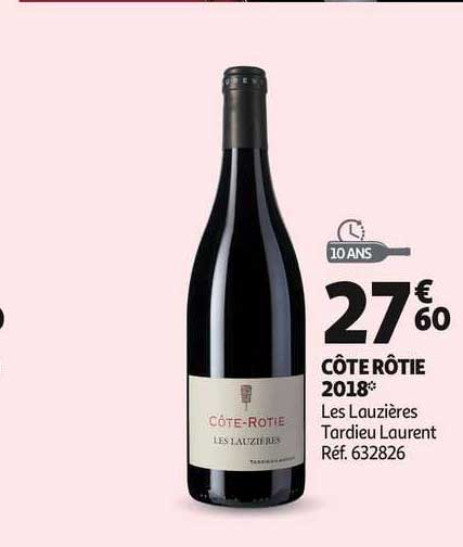 côte rôties 2018 les lauzières tardieu laurent