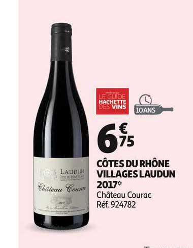 côtes du rhône villages laudun 2017 château courac
