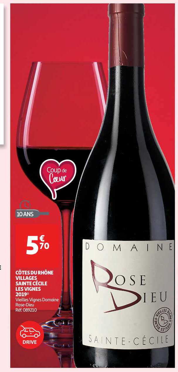 côtes du rhône villages sainte cécile les vignes 2019