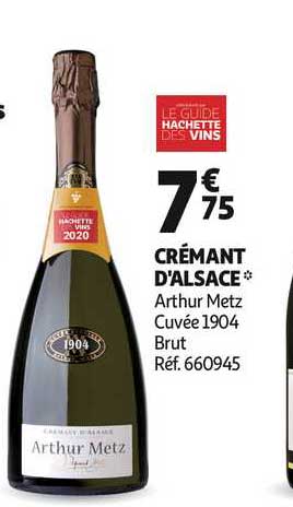 crémant d'alsace arthur metz cuvée 1904 brut