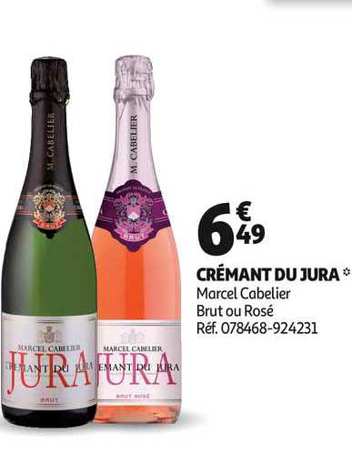 crémant du jura marcel cabelier brut ou rosé