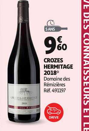 crozes hermitage 2018 domaine des rémizières