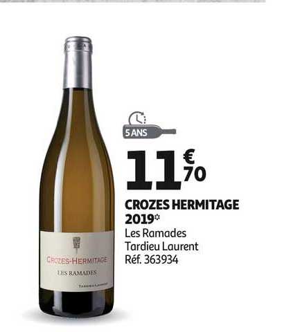 Crozes Hermitage 2019 Les Ramades Tardieu Laurent