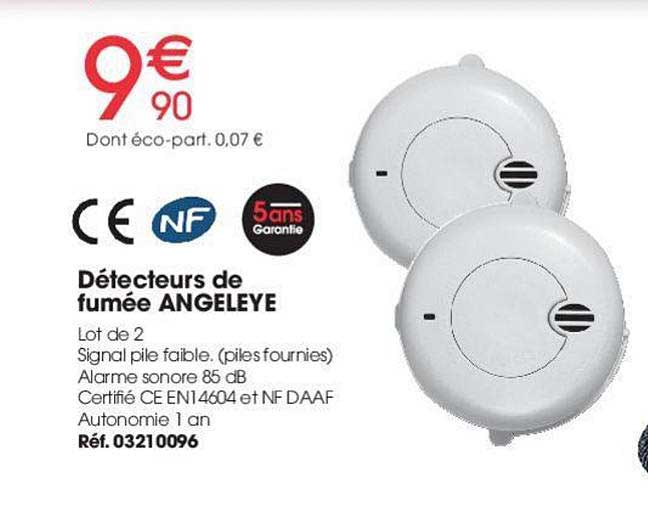 détecteurs de fumée angeleye