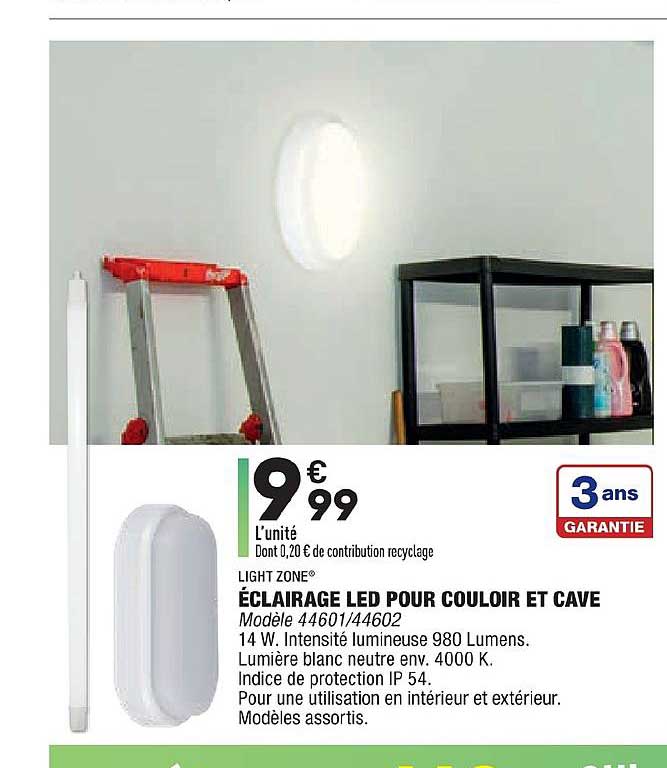 éclairage led pour couloir et cave light zone