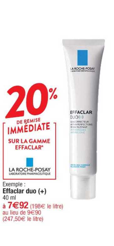 effaclar duo + 20% remise immédiate
