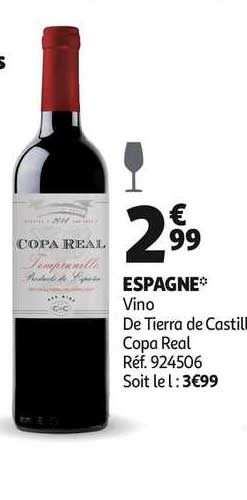 espagne vino de tierra de castill copa real