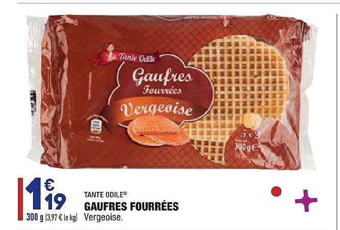 gaufres fourrées tante odile