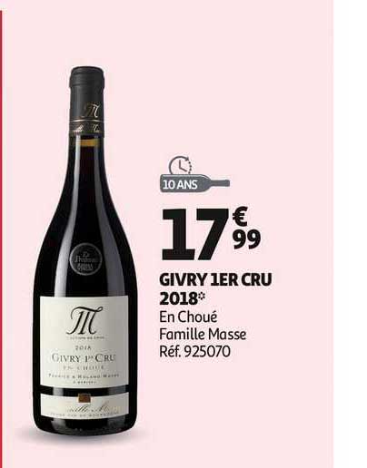 givry 1er cru 2018 en choué famille masse