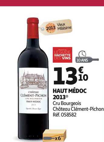 haut médoc 2013 cru bourgeois château clément pichon