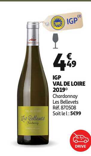 igp val de loire 2019 chardonnay les bellevets