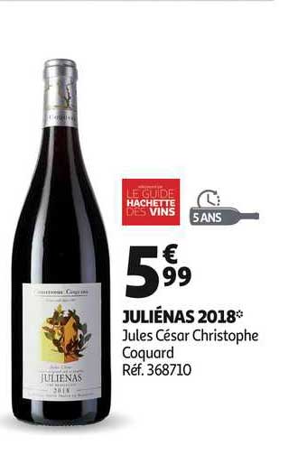 juliénas 2018 jules césar christophe coquard
