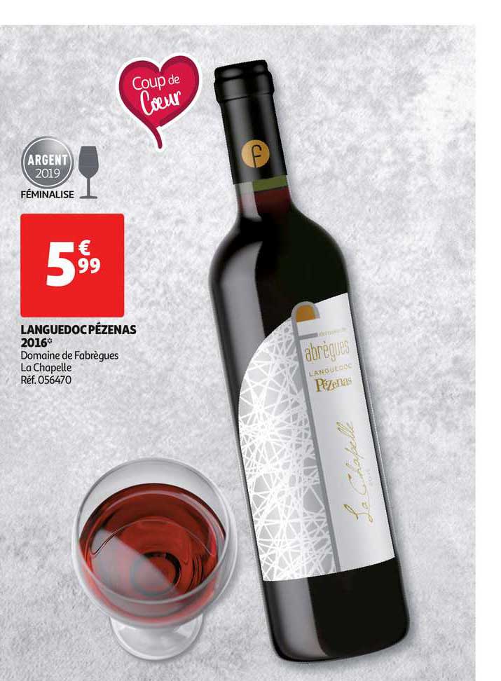 languedoc pézenas 2016 domaine de fabrègues la châpelle