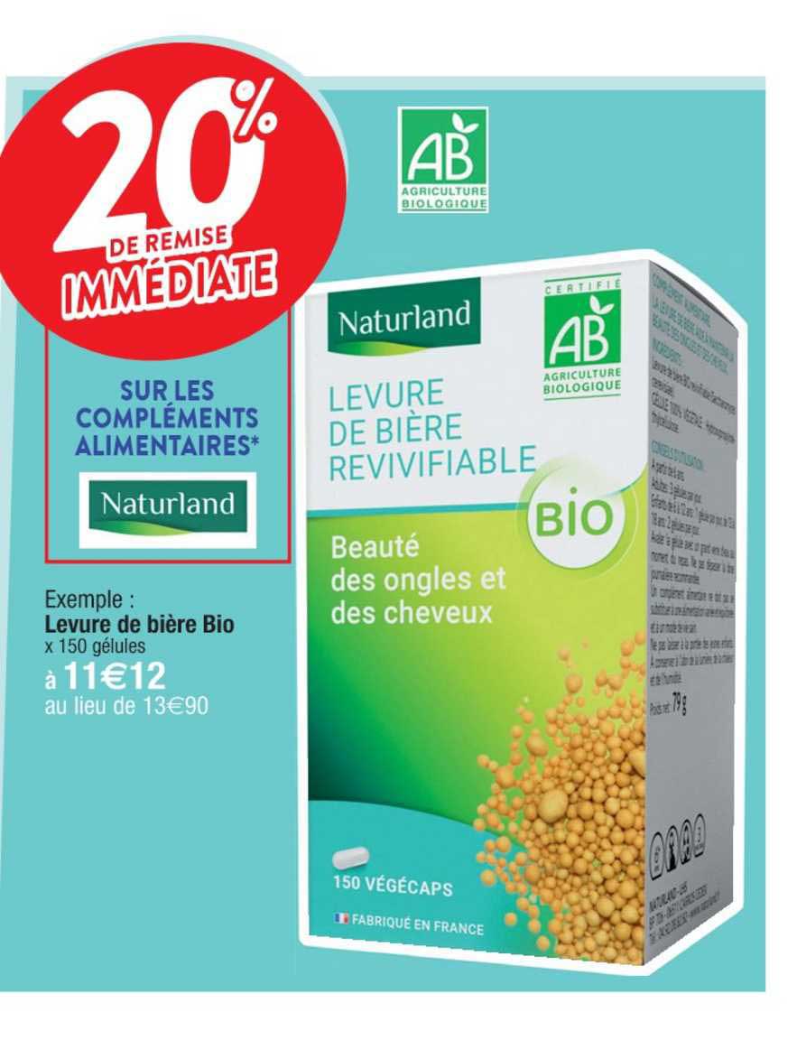 Levure De Bière Bio 20% Remise Immédiate