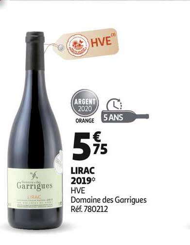 Lirac 2019 Hve Domaine Des Garrigues