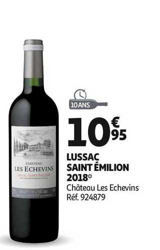 lussac saint émilion 2018 château les échevins