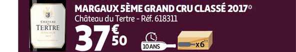 margaux 5ème grand cru classé 2017 château du tertre