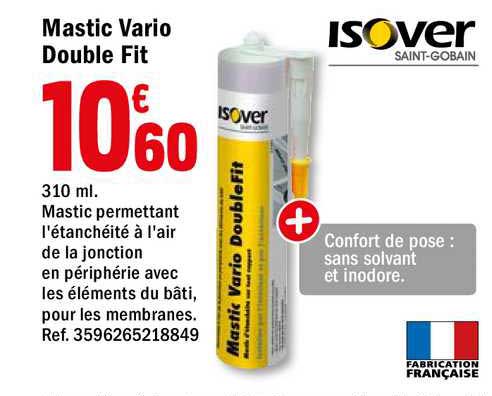 mastic vario double fit isover