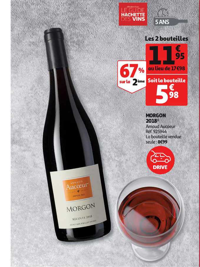 Morgon 2018 Amaud Aucoeur 67% Sur La 2ème