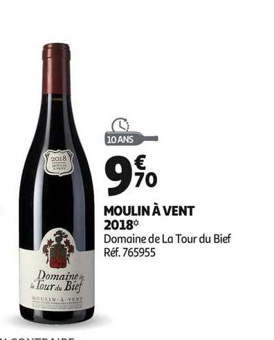moulin à vent 2018 domaine de la tour du bief