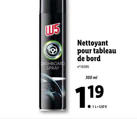 Nettoyant Pour Tableau De Bord W5