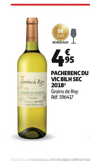 pacherenc du vic bilh sec 2018 grains de roy