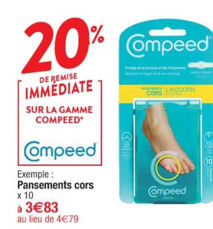 Pansements Cors Compeed 20% Remise Immédiate