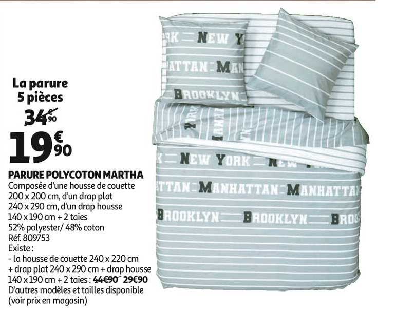 parure polycoton martha