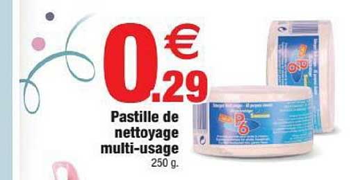 pastille de nettoyage multi usage