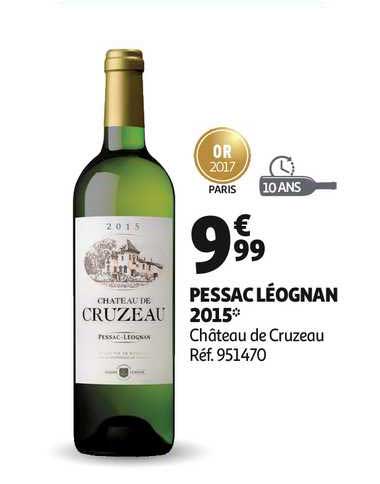 pessac léognan 2015 château de cruzeau