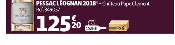pessac léognan 2018 château pape clément