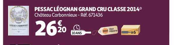 pessac léognan grand cru classe 2014 château carbonnieux