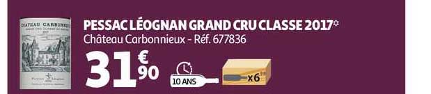 pessac léognan grand cru classe 2017 château carbonnieux