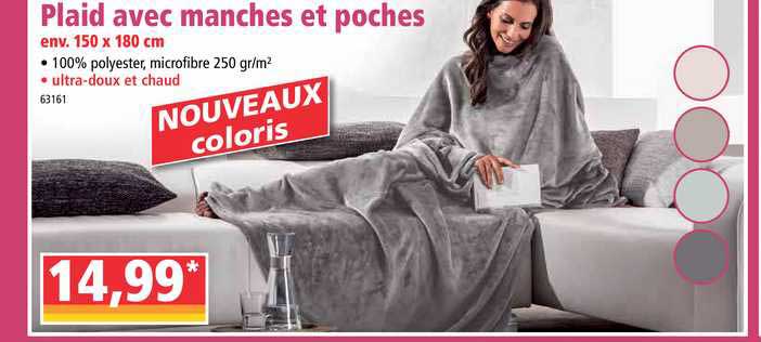 Plaid Avec Manches Et Poches