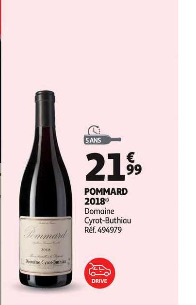 pommard 2018 domaine cyrot buthiau