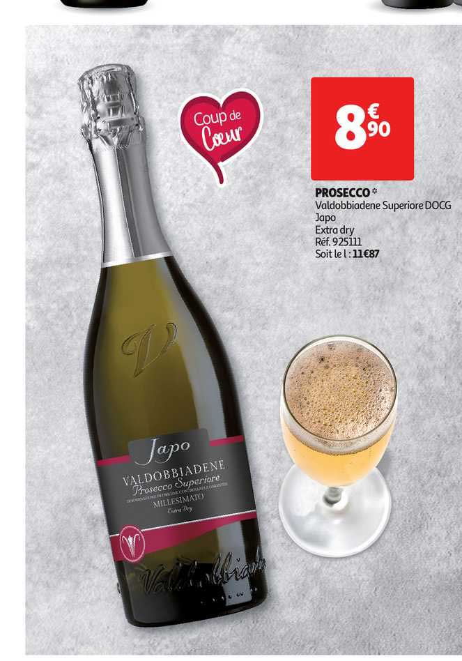 prosecco valdobbiadene superiore docg japo extra dry