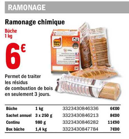 ramonage chimique