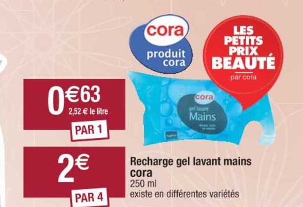 Recharge Gel Lavant Mains Cora
