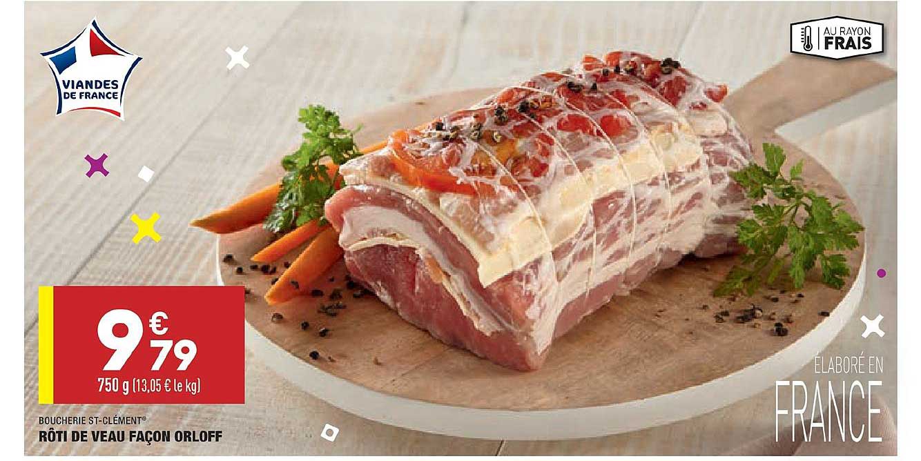 rôti de veau façon orloff boucherie st clément