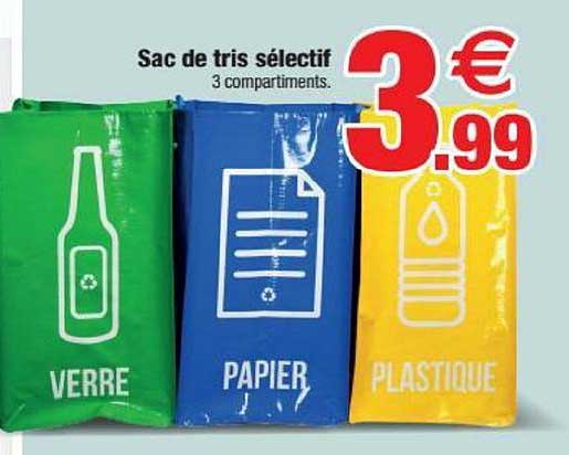sac de tris sélectif
