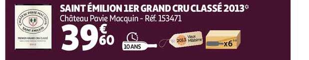 saint émilion 1er grand cru classé 2013 château pavie macquin