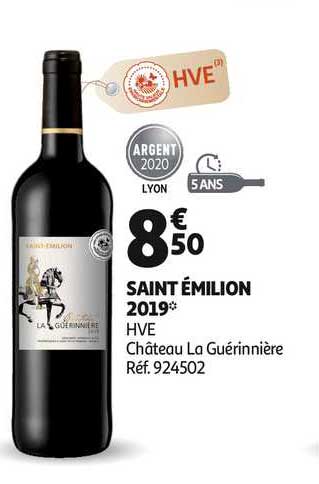 saint émilion 2019 hve château la guérinnière