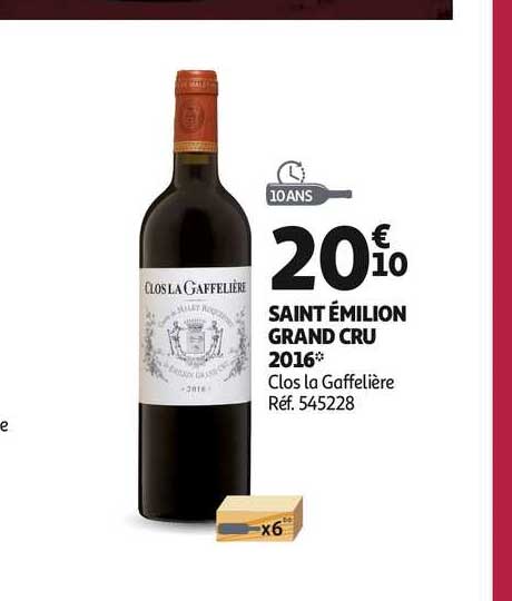 saint émilion grand cru 2016 clos de gaffelière