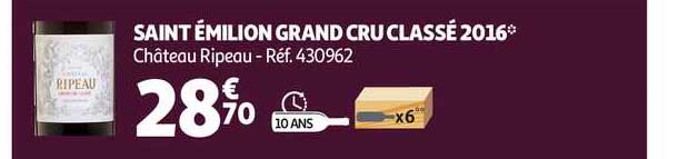 saint émilion grand cru classé 2016 château ripeau