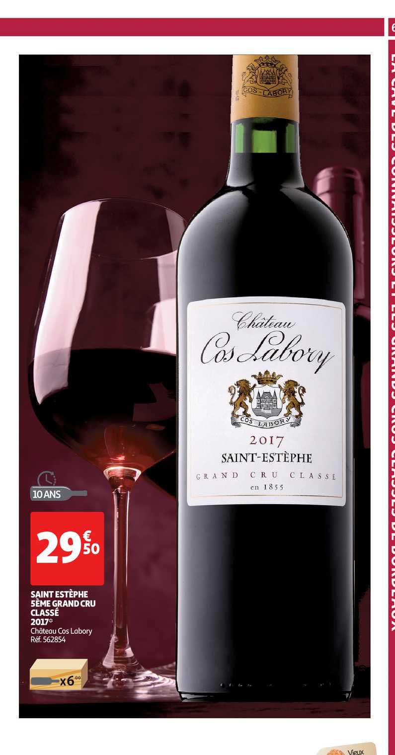 saint estèphe 5ème grand cru classé 2017 château cos labory