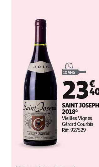 saint joseph 2018 vieilles vignes gérard courbis