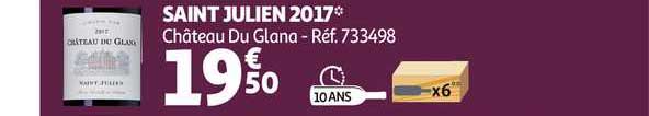 saint julien 2017 château du glana